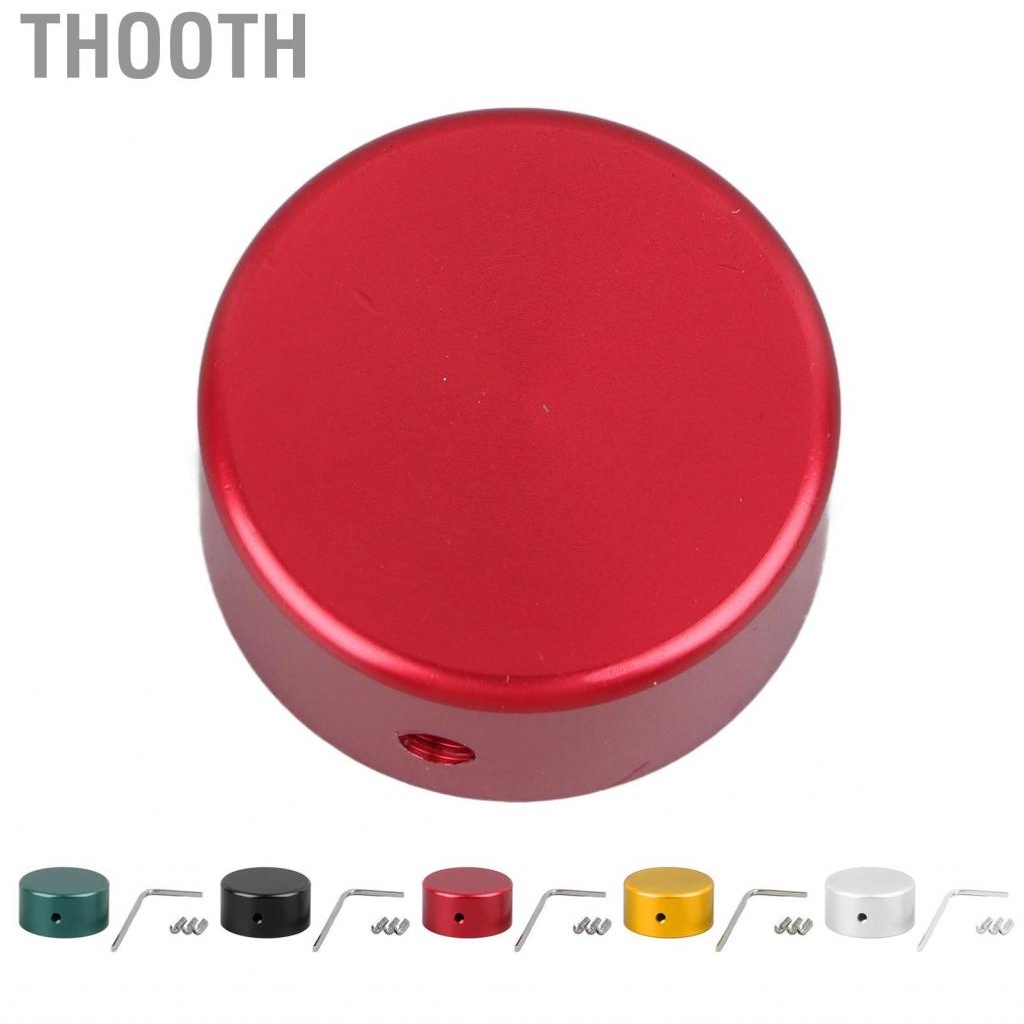 Thooth Guitar Effect Pedal Knob Hat  Aluminum Stylish Footswitch Topper Multi Functional for Replacement