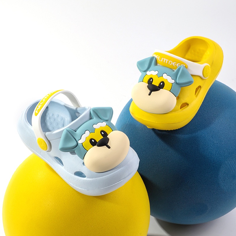 AYUER Xăng Đan crocs Đế Mềm Họa Tiết Động Vật Hoạt Hình 3d diy Cho Bé