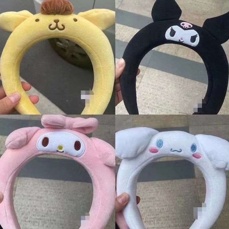 Sanrio Băng Đô Cài Tóc Hình Thú Nhồi Bông Dễ Thương Thời Trang Mùa Hè Cho Bé Gái