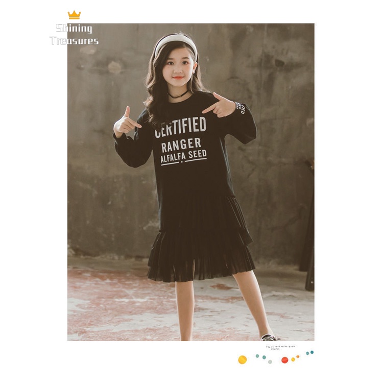 ShiningTreasures Váy Bé Gái váy váy trẻ em công chúa bé gái thời trang dễ thương đẹp 2023 NEW KLQ23915YA 37Z230915