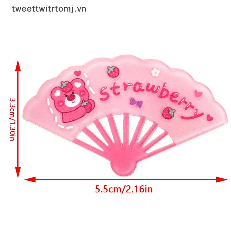 Tomj Kẹp Tóc Nhỏ Hình Quạt Hoạt Hình Dễ Thương Trang Trí Mái Hiên Kiểu Mới Làm Quà Tặng Cho Bé Gái vn