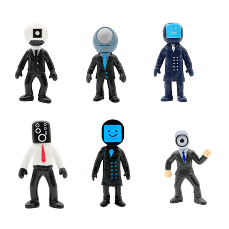 Bộ 24 Mô Hình Nhân Vật Trượt Tuyết titan speakerman + Người Đàn Ông Dùng Để Trang Trí Nhà Cửa / Làm Quà Tặng by2