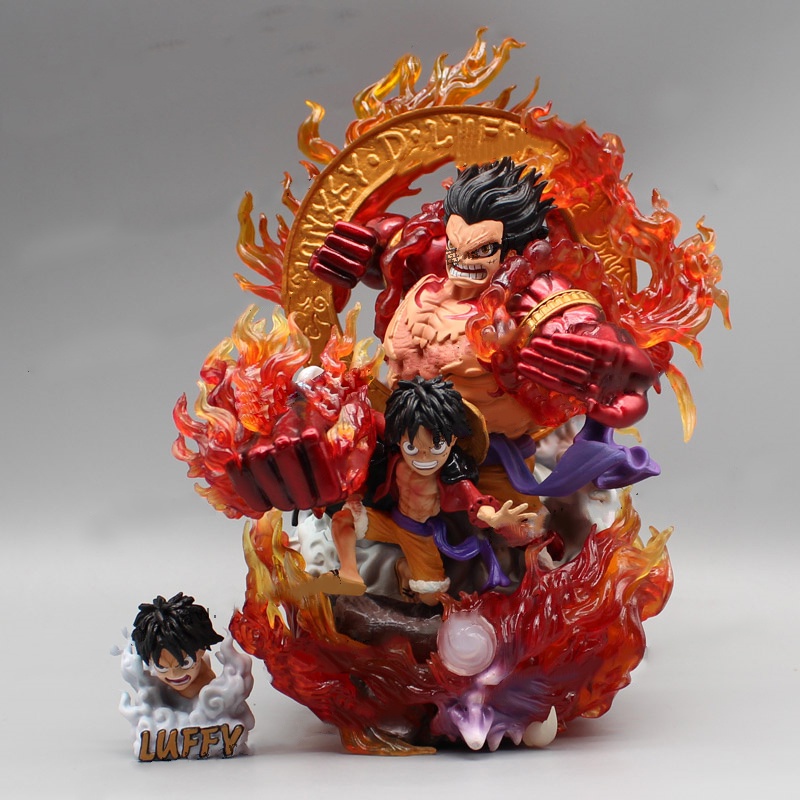 Mô hình luffy gear 4 2 trạng thái - mô hình one piece