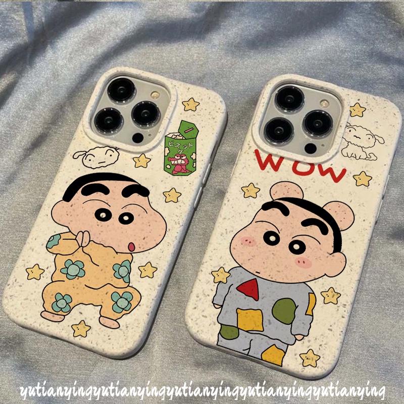 Dễ Thương Ốp Điện Thoại Hình Cậu Bé Bút Chì Cho iphone xr xs x max 7 15 8 6s 6 plus 7plus 11 15 12 13 14 pro max se 2020