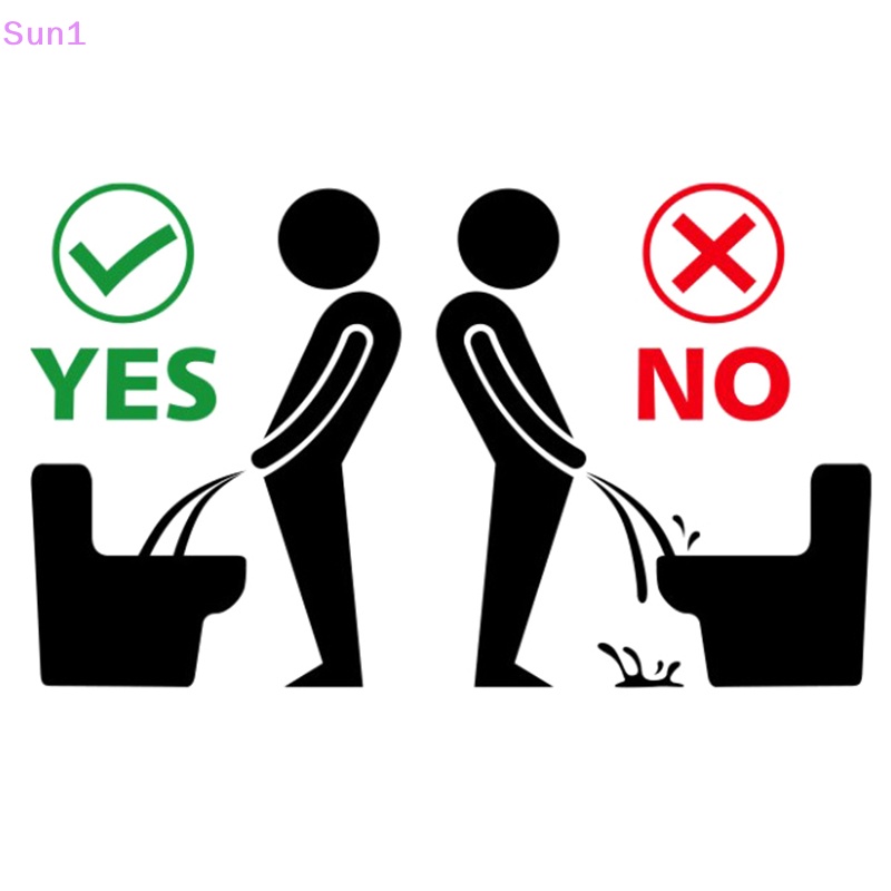 Sun1 > Nhãn Dán toilet Tự Dính Tháo Rời Được Họa Tiết 3d Cá Tính