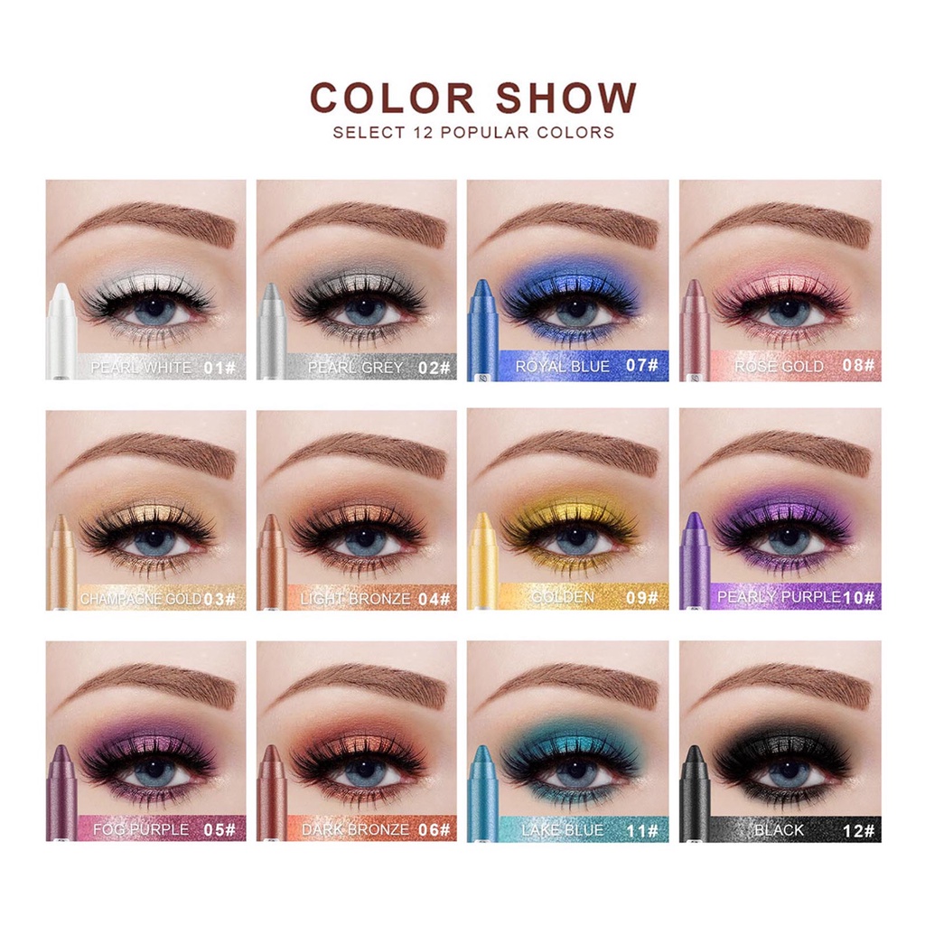 2.5g  Eyeshadow Pen Glitter Waterproof Natural Long L