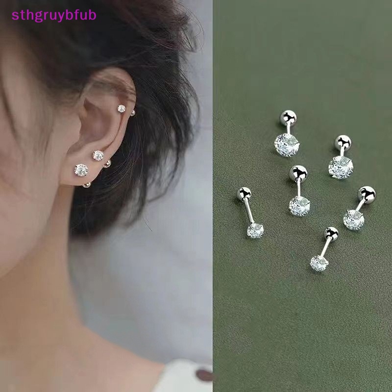 Sthb 1 Đôi Bông Tai Xương Cá Đính Đá zircon Cho Nữ vn