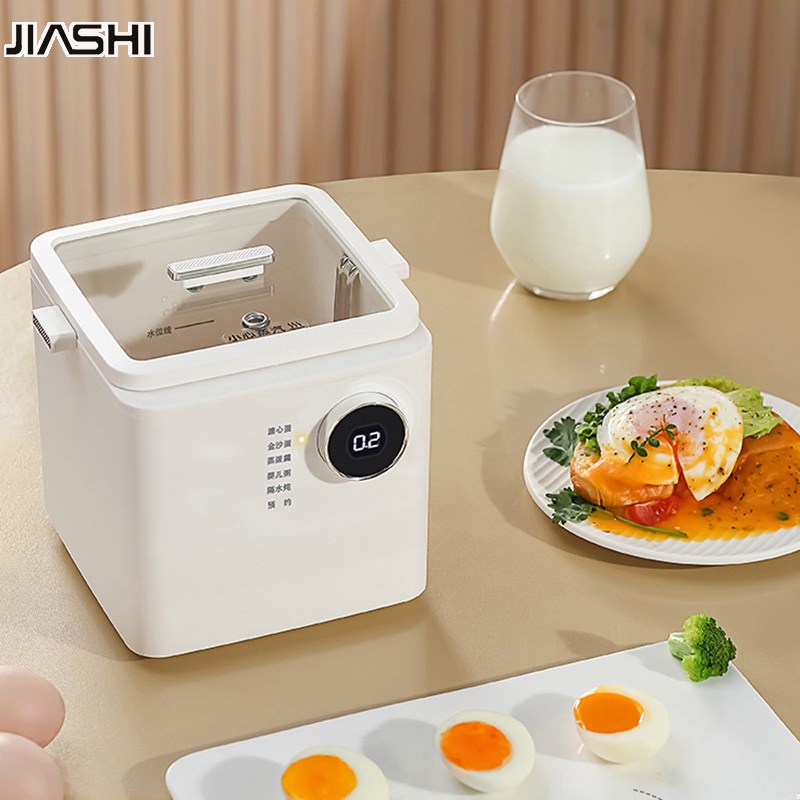 JIASHI Máy Hấp Trứng Luộc Tự Động Thông Minh Chất Lượng Cao Máy Hấp Trứng Thông Minh Tại Nhà Tự Động Tắt Nguồn Luộc Trứng Suối Nước Nóng