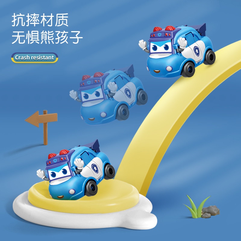 Bộ Đồ Chơi Xe Buýt Biến Hình robot Sáu Trong Một Dành Cho Bé Trai Và Bé Gái