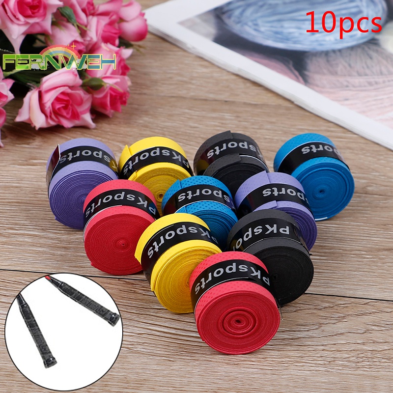 Set 10 Băng Quấn Tay Cầm Vợt tennis Băng Quấn Mồ Hôi