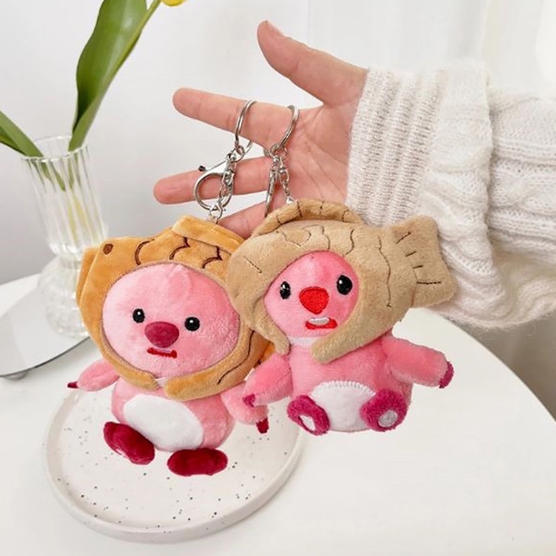 Dễ Thương Móc Khóa Búp Bê Nhồi Bông Đáng Yêu