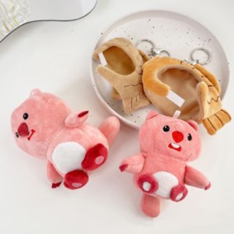 Dễ Thương Móc Khóa Búp Bê Nhồi Bông Đáng Yêu