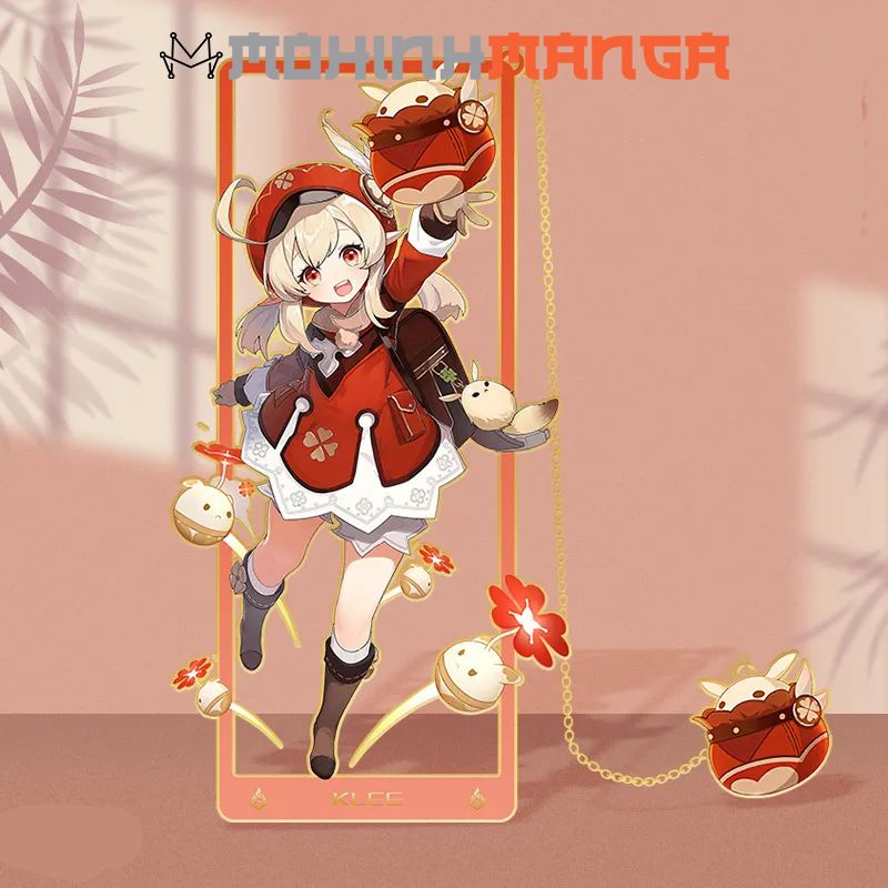 Bookmark kim loại đánh dấu trang sách Genshin Impact Kazuha Nahida Venti Ei Zhongli Xiao Albedo Childe Nilou Miko