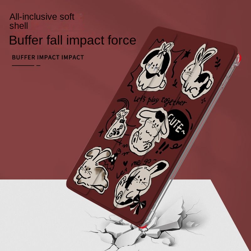 Ốp Máy Tính Bảng silicone Trong Suốt Nắp Lật Cho ipad air 5 gen9 gen8 gen7 pro11 air 3 gen5 gen6 gen10 mini 4 5 ipad