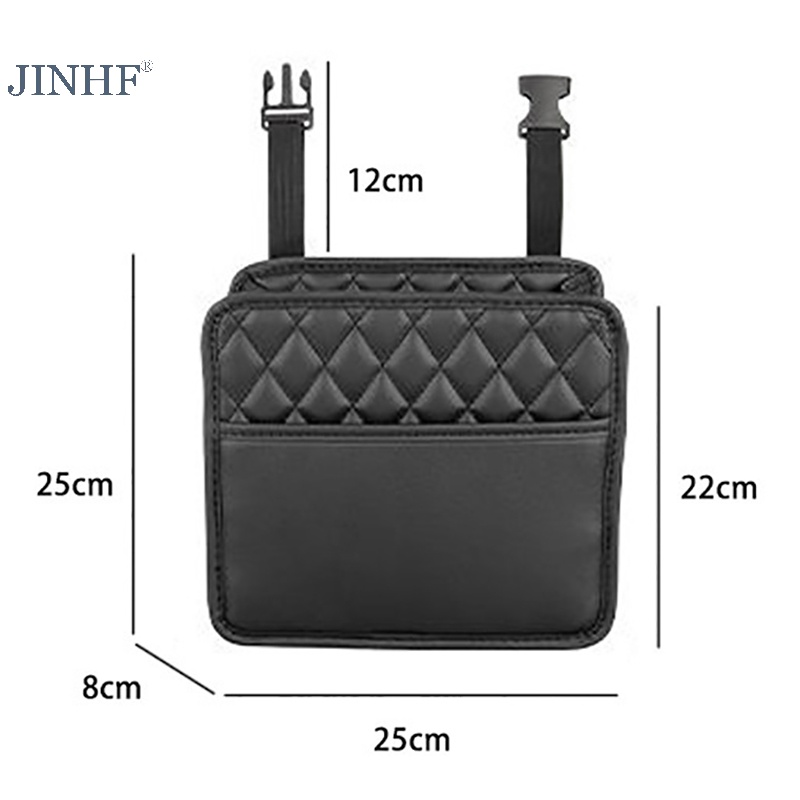 Jinhf Túi Đựng Điện Thoại Chống Thấm Nước Treo Sau Ghế Xe Hơi