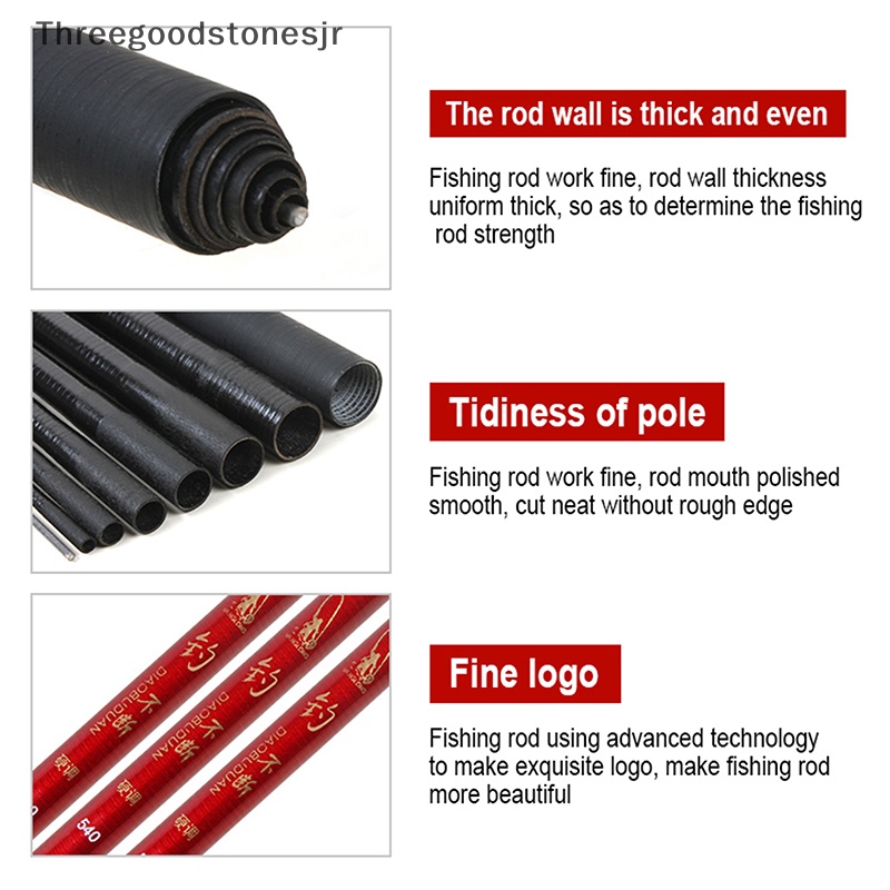 Cần Câu Cá Sợi Thủy Tinh Ngắn 2.1m 64cm jr