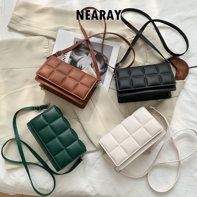 NEARAY túi xách mini nữ túi xách nữ đeo chéo 2023 NEW ULZZANG THỂ THAO phù hợp du lịch  thích hợp sử dụng hàng ngày GSN2393CBM39Z230926