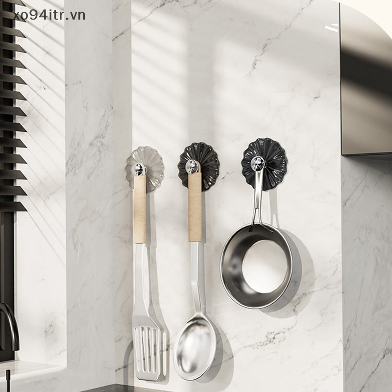 Móc treo vật dụng HÌNH CÁNH HOA  dán tường siêu dính Cho Nhà Bếp / Nhà Tắm
