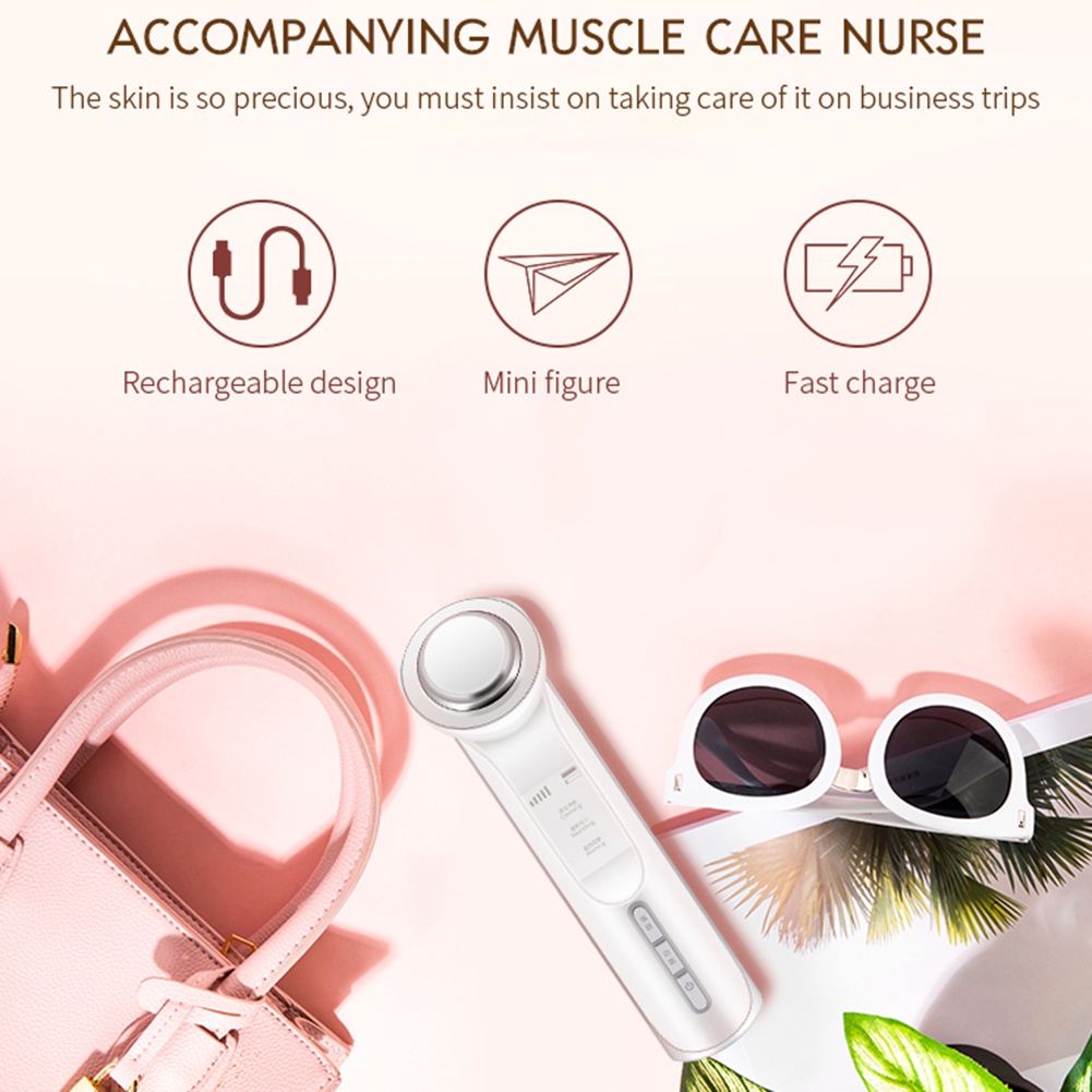 Máy Mát Xa Làm Sạch Sâu Giúp Da Săn Chắc Chuyên Nghiệp Dành Cho Nữ