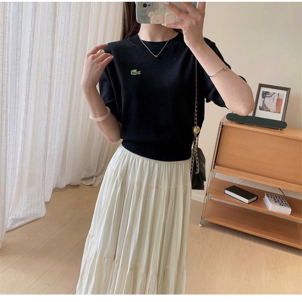 Áo La*coste len tay ngắn