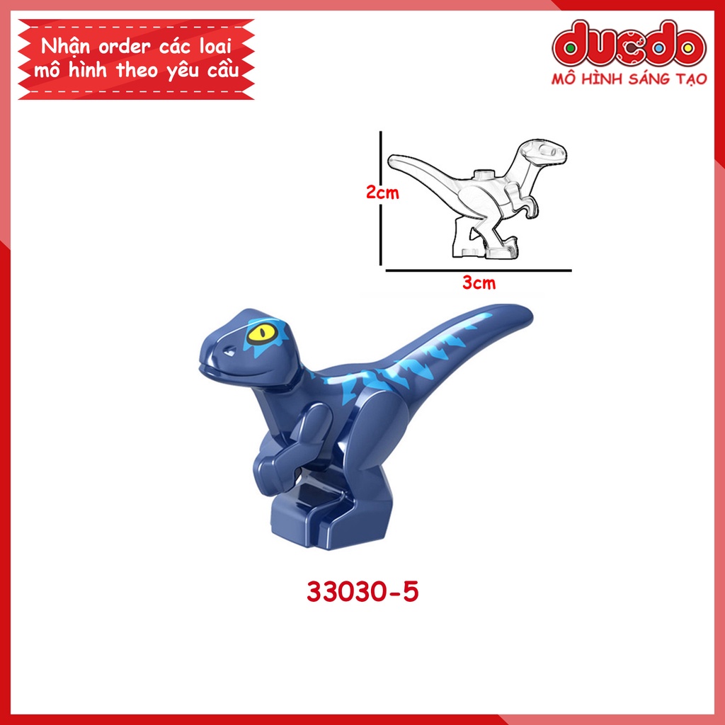 Minifigues Khủng long baby mini DINOSAUR Jurassic World - Đồ chơi Lắp ghép Xếp hình Mini