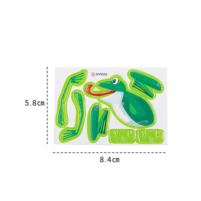 Bộ Đồ Chơi Xếp Hình 10 Miếng Giấy 3d diy Hình Côn Trùng Giáo Dục Sớm Cho Bé