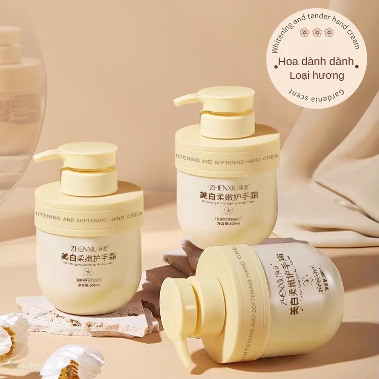 Gardenenia Kem Dưỡng Ẩm Làm Trắng Da Tay Thu Đông Không Gây Khó Chịu 300ml