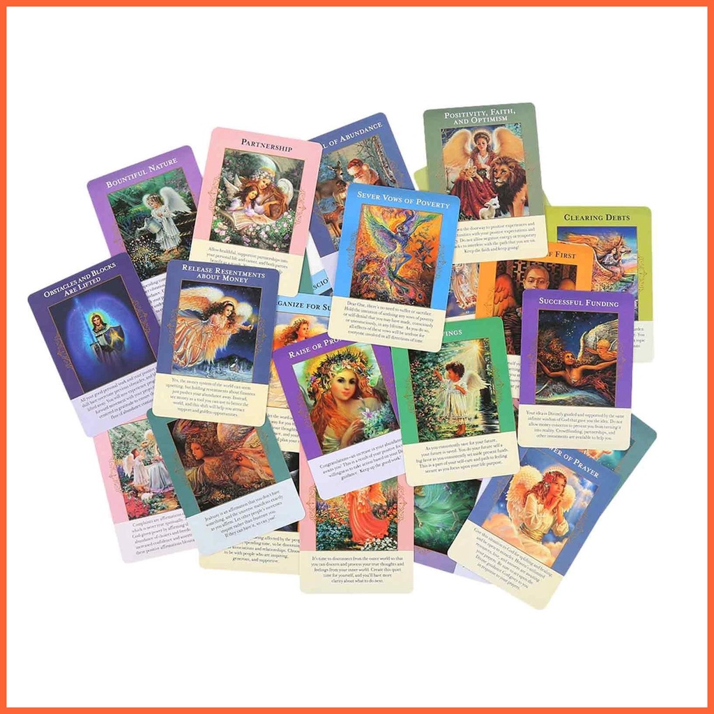 Bộ Thẻ Bài tarot angels of Abcundance oracle Vui Nhộn