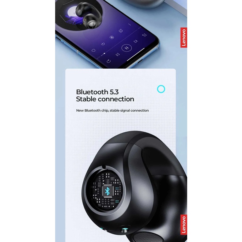 Tai Nghe Thể Thao Không Dây bluetooth 5.3 hd Điều Khiển Bằng Giọng Nói lenovo xt83 ii tws 2023