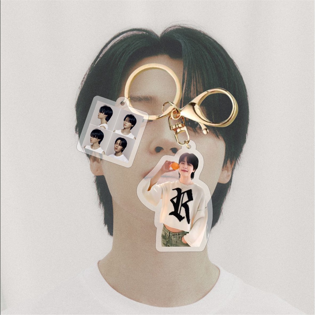 Móc Khóa acrylic Hình bts jimin