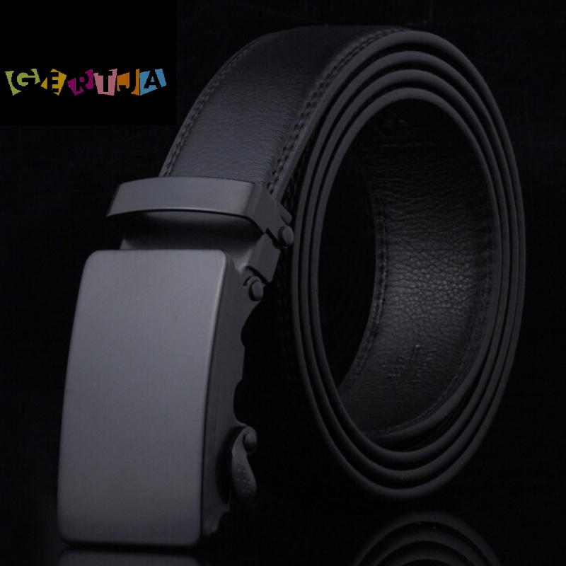 Thắt Lưng Da Có Khóa Tự Động Chống Trượt Thời Trang Công Sở Cho Nam