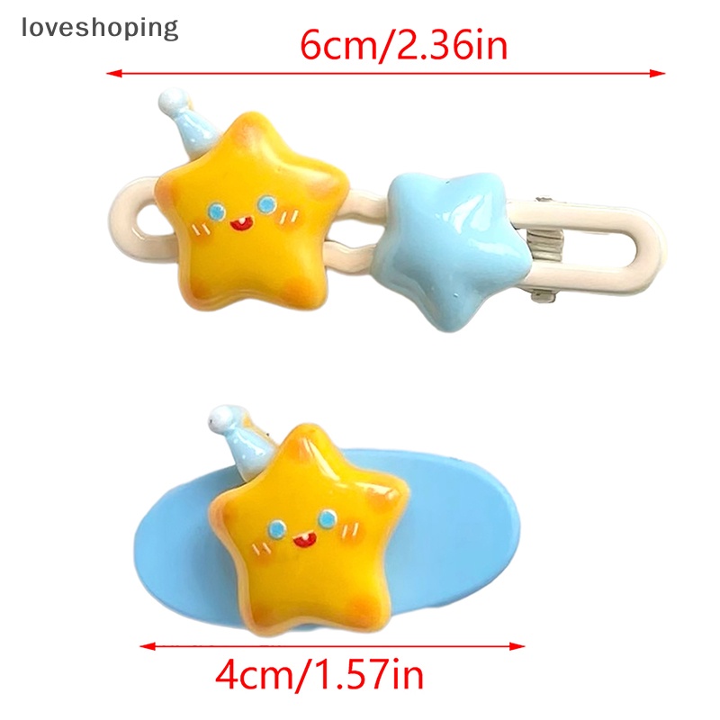 1 Kẹp Tóc Mái Hình Bán Nguyệt Ngôi Sao Dễ Thương Ngọt Ngào Cho Nữ