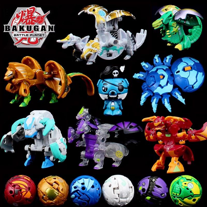 Hàng Có Sẵn Đồ Chơi Quả Trứng Khủng Long Biến Hình bakugan boy Bạch Tuộc Nhện Kỳ Lân