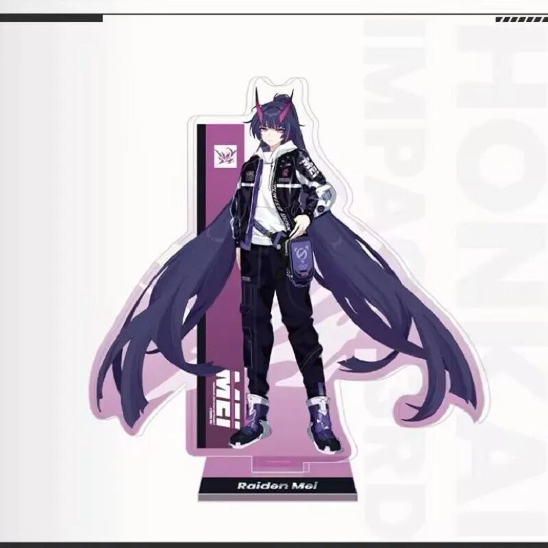 Mô hình Standee MIHOYO Game Honkai Impact 3rd VALKYRIES Elysia Kiana Mei Durandal Phụ kiện trang trí để bàn góc học tập