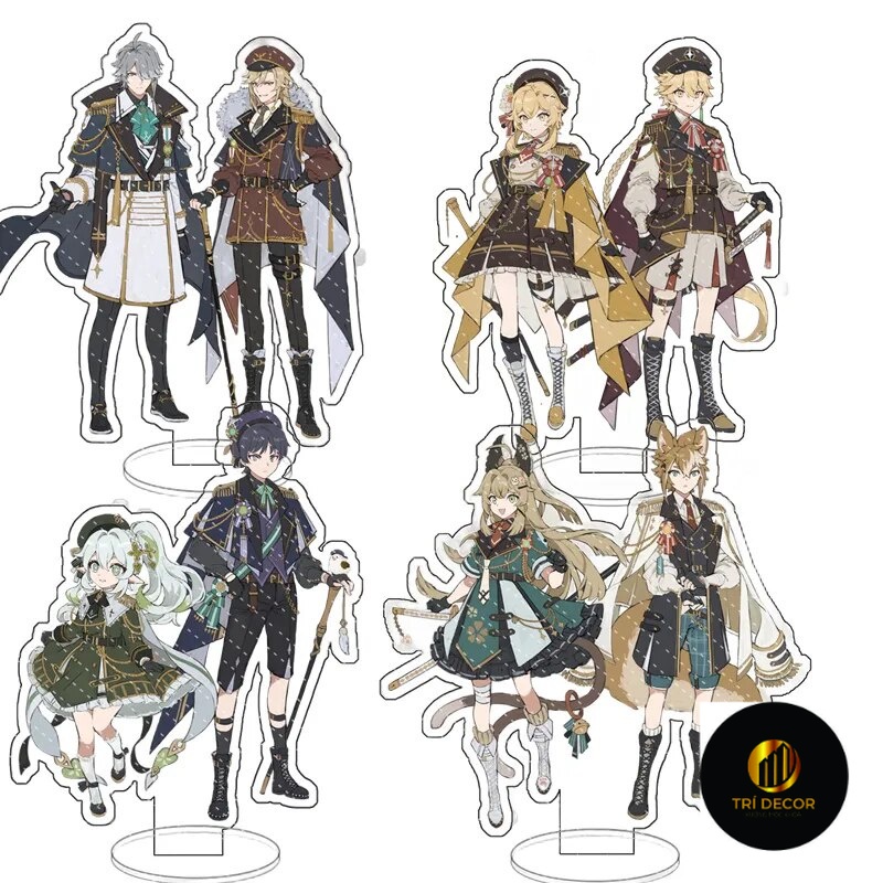 Mô hình Standee Anime Genshin Impact Nahida Scaramouche Acrylic Game Kaveh Phụ kiện trang trí để bàn góc học tập