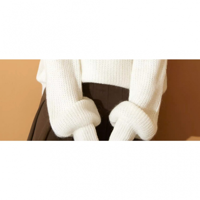 Áo Len Nữ Dài Tay áo mùa đông áo sweater Cổ Tròn Form Rộng Thời Trang Hàn