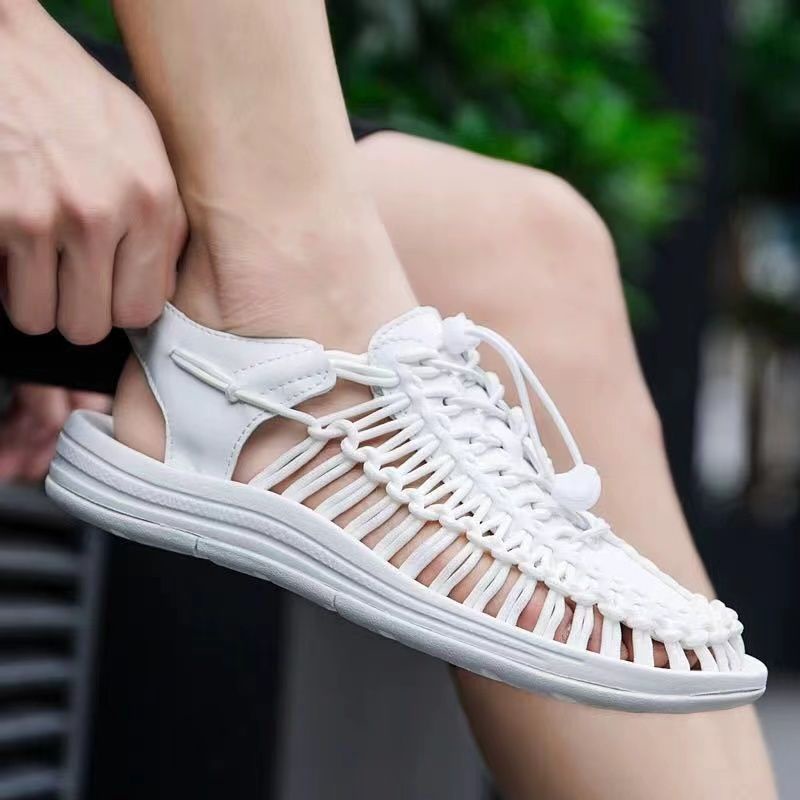 Giày Sandal Thể Thao Mùa Hè 2022 Đế Dày Dệt Tay Thoáng Khí Phong Cách Hàn Quốc Hợp Thời Trang