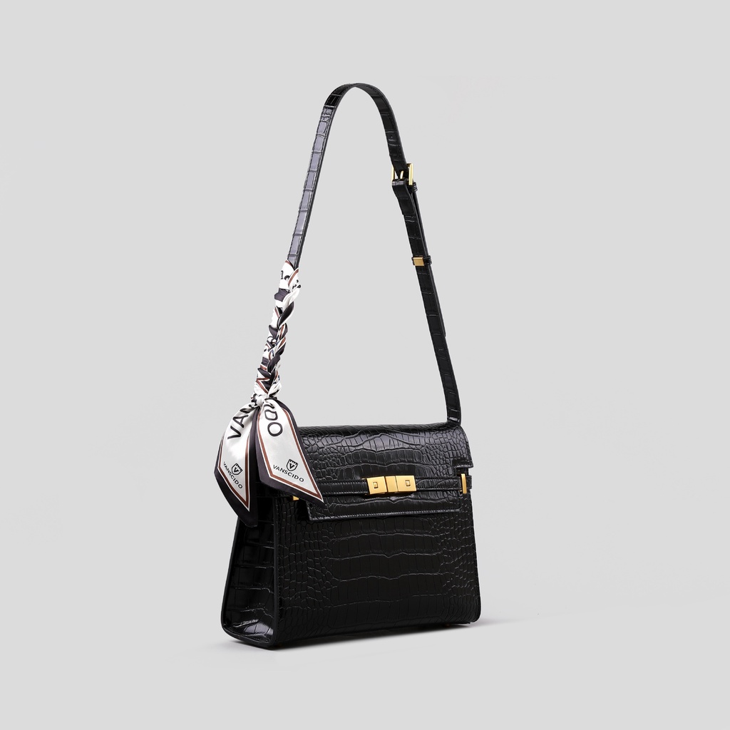 Túi Đeo Vai kelly Da Cá Sấu Thật Thời Trang kelly baguette