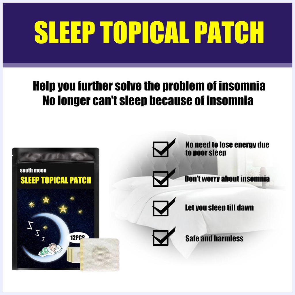 Miếng Dán Hỗ Trợ Giấc Ngủ Thoải Mái Cho Bé