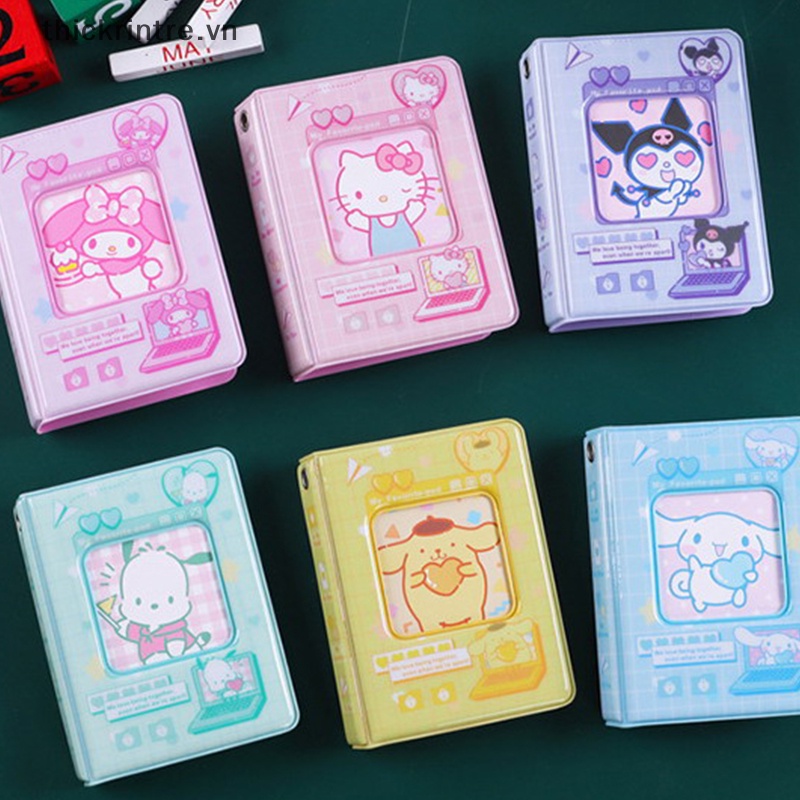 Sanrio Cuốn album Ảnh 3 inch 40 Ngăn Họa Tiết Hoạt Hình Xinh Xắn