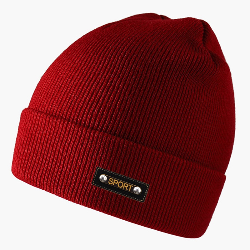 Hueqrh Mũ Len beanie Dệt Kim Giữ Ấm Mùa Đông Cho Nam Nữ