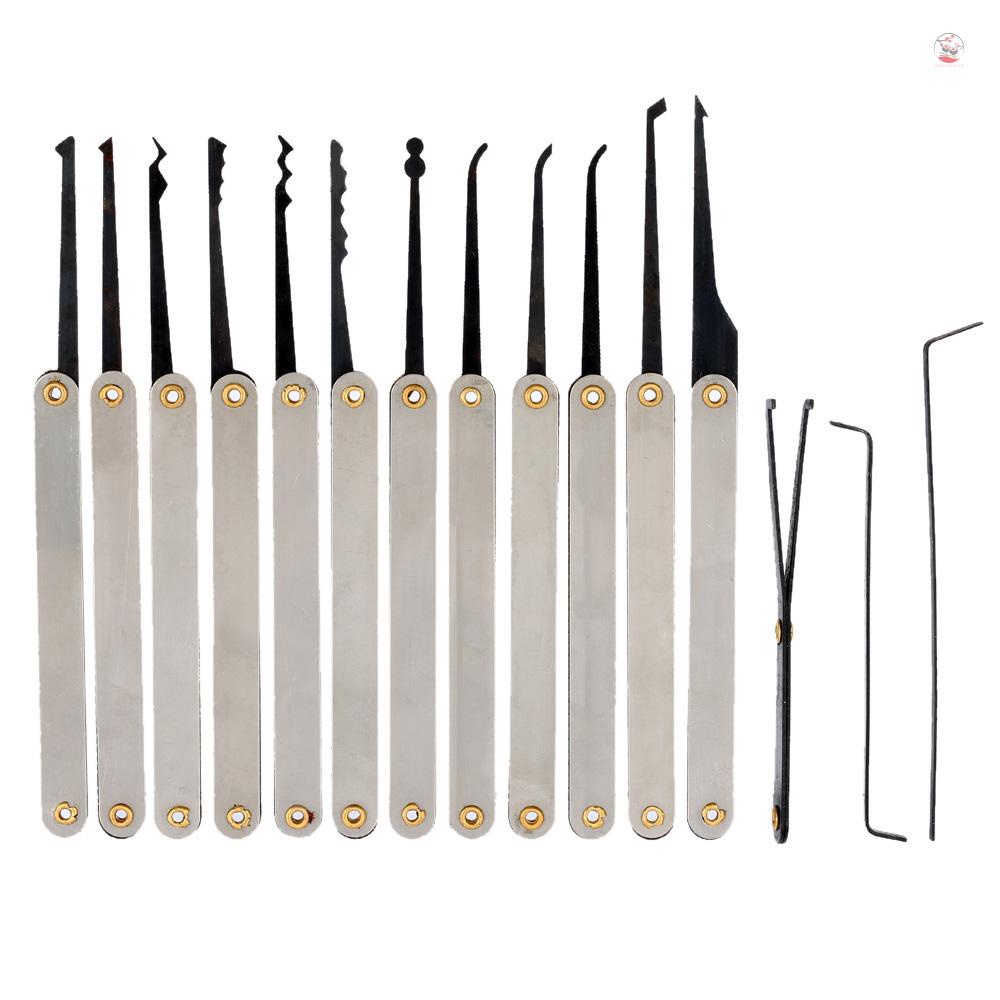 Bộ 15 Dụng Cụ Mở Khóa Bằng Inox Chuyên Dụng