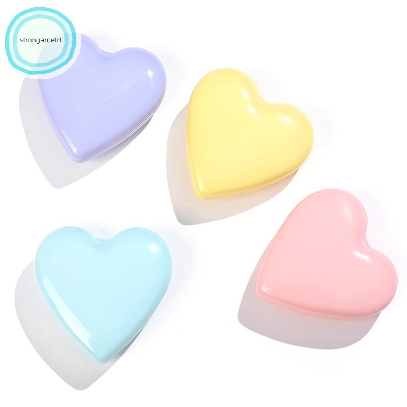 Lược Chải Tóc Trái Tim mini Dạng Gập Cầm Tay Mạnh Mẽ Có Gương Soi Hình Trái Tim Nhỏ Gọn Tạo Kiểu Tóc