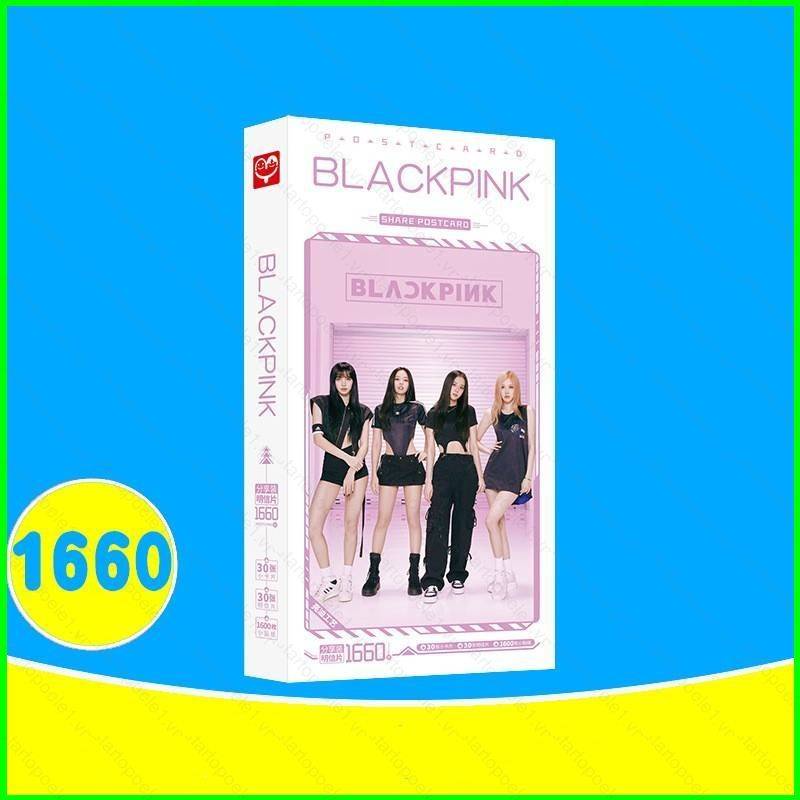 Set 1660 Tấm Thẻ In Hình Nhóm Nhạc blackpink Xinh Xắn