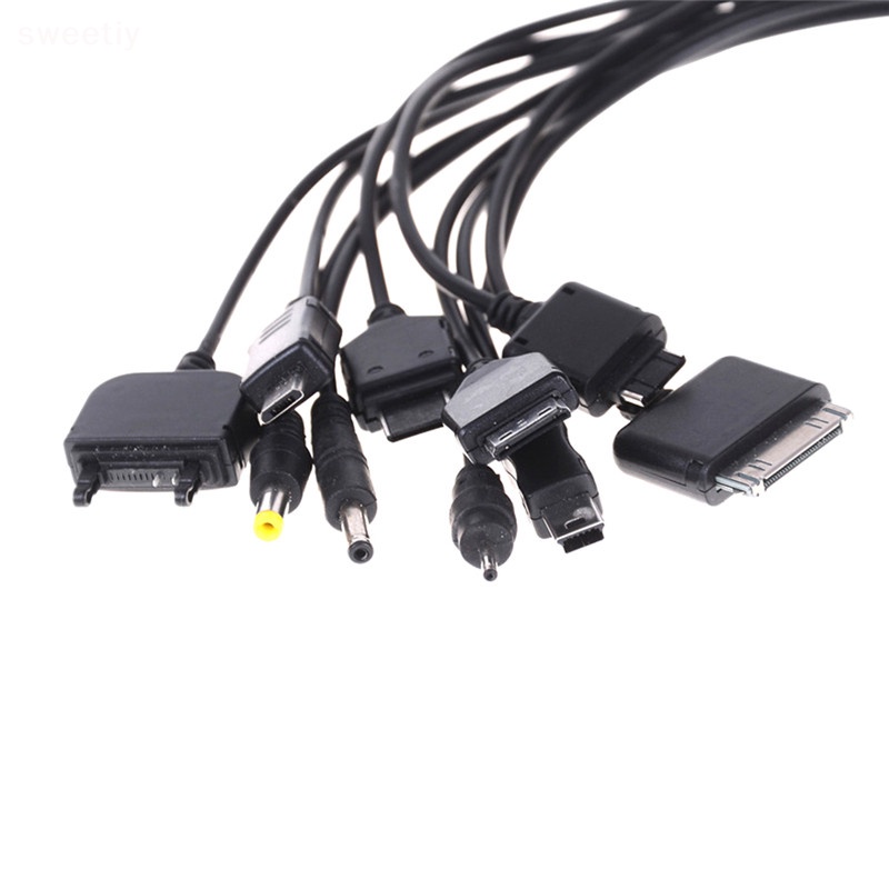 Dây Cáp Sạc usb 10 Trong 1 Cho Điện Thoại Di Động