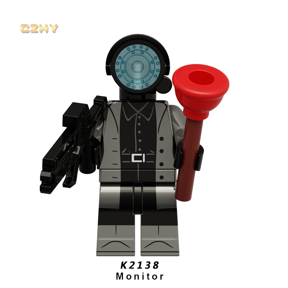 Xả kho Mô Hình Đồ Chơi Khối Xây Dựng Trò Chơi television person audio titan sound man skibidi toilet  tặng kèm xe