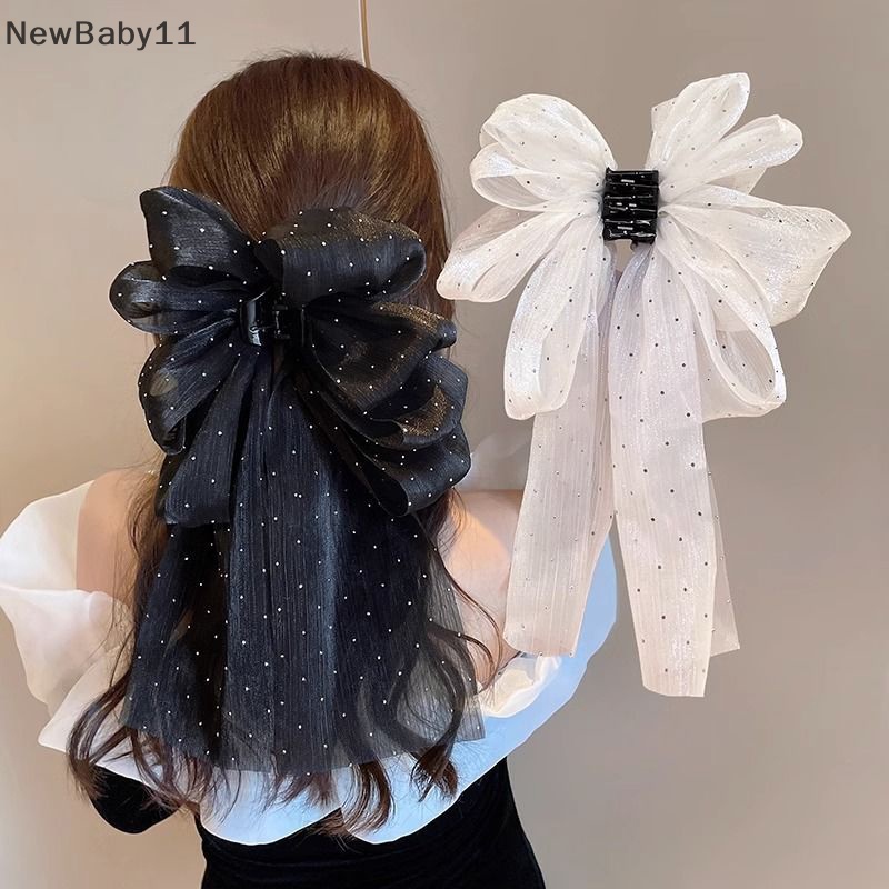 Kẹp Tóc Hình Nơ Cỡ Lớn Thời Trang Ngọt Ngào Cho Bé Gái