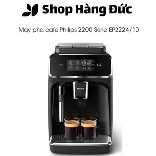 Máy pha cà phê tự động phillips ep2224/10, máy pha cà phê, made in rumani, bh 12 tháng, shop hàng đức