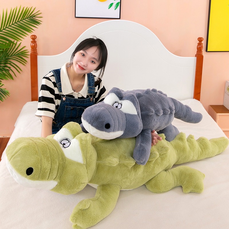 Gấu bông cá sấu chúa 1m6 siêu to hàng quảng châu mềm mịn