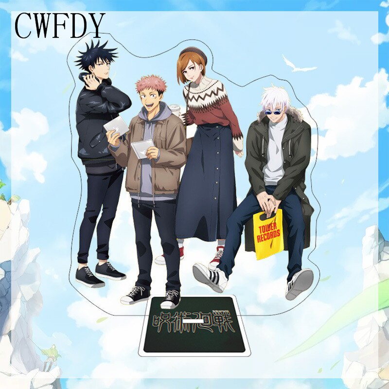 Mô hình Standee Anime Keychain Jujutsu Kaisen Figure Acrylic Stand Model Toy Yuji Itadori Gojo Satoru